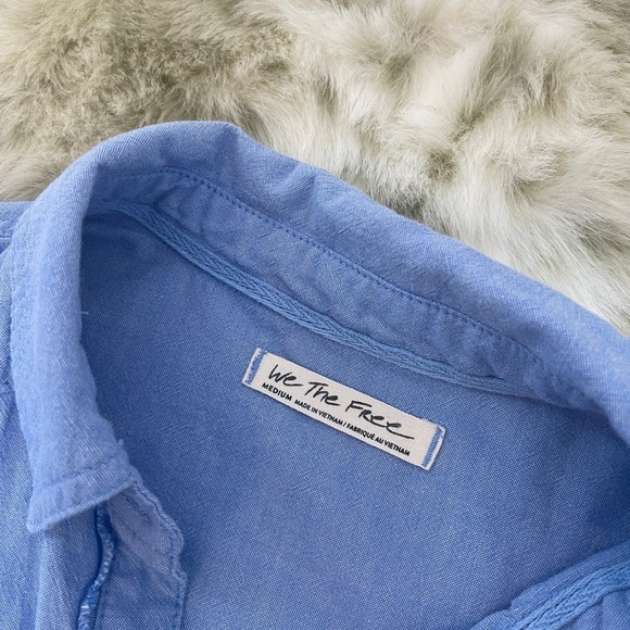 Free People Oversized Button Down Shirt - Picture 2 of 7